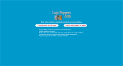 Desktop Screenshot of lojapoppers.com